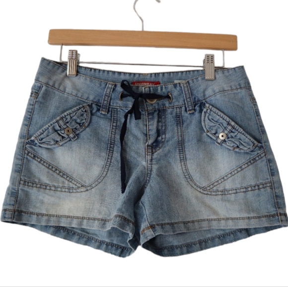UNIONBAY Shorts Union Bay Drawstring Jean Short Shorts Poshmark